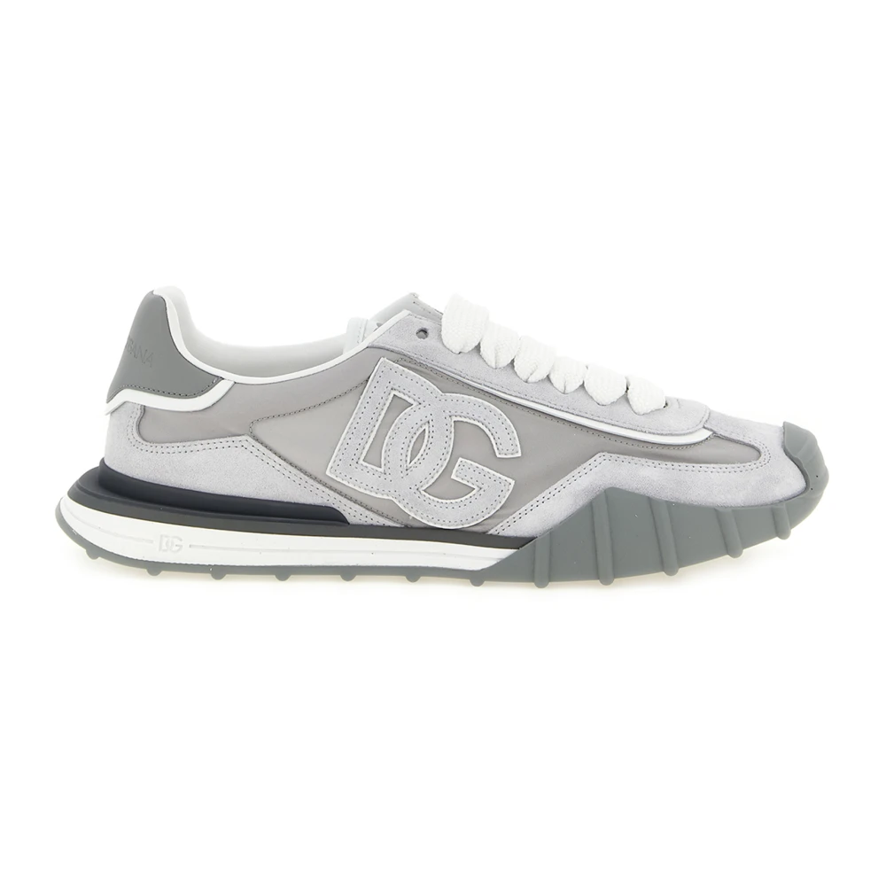 Dolce & Gabbana Men's Gray Sneakers, 6 Uk, Dg Athletic Trainers