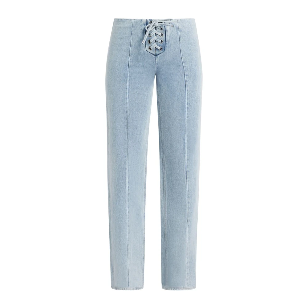 Rotate Birger Christensen Straight Jeans Blue Dames