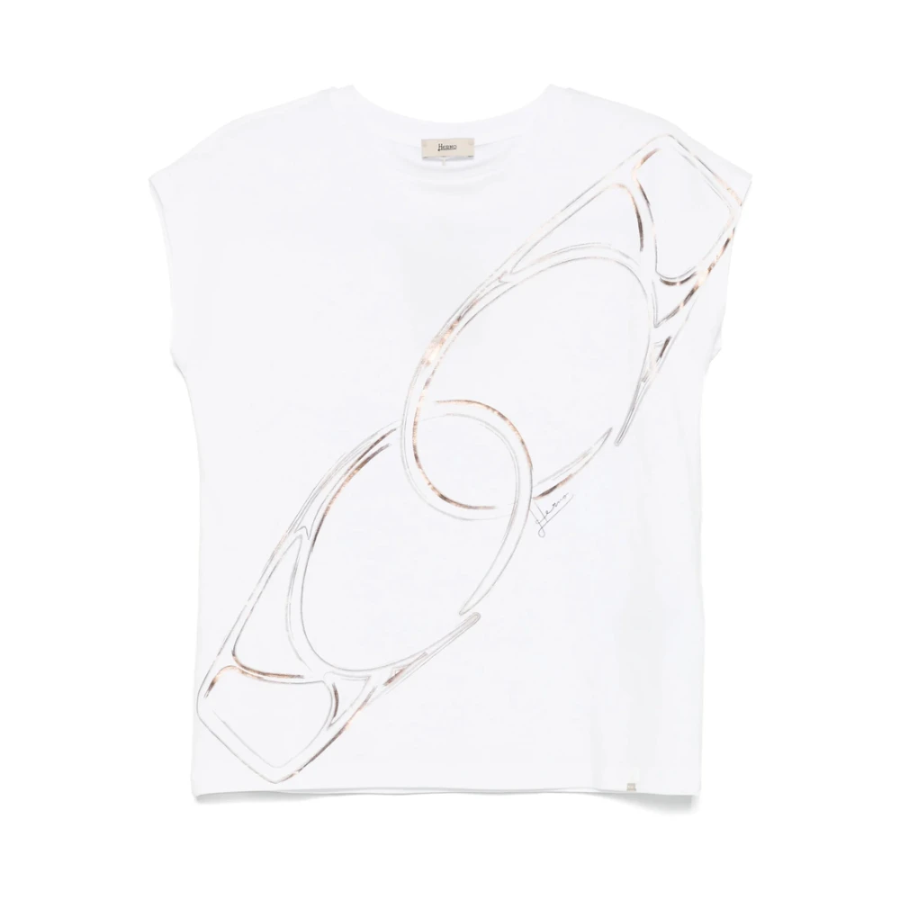 Herno - Tops > T-Shirts - White - Herno - Modalova