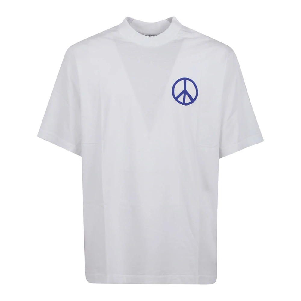 Marcelo Burlon Vrede Over T-Shirt White Heren