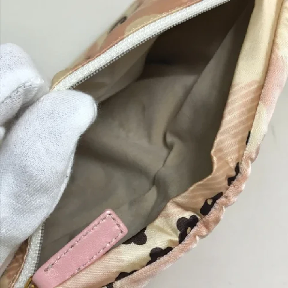 Chanel Vintage Pre-owned Fabric chanel-bags Pink Dames