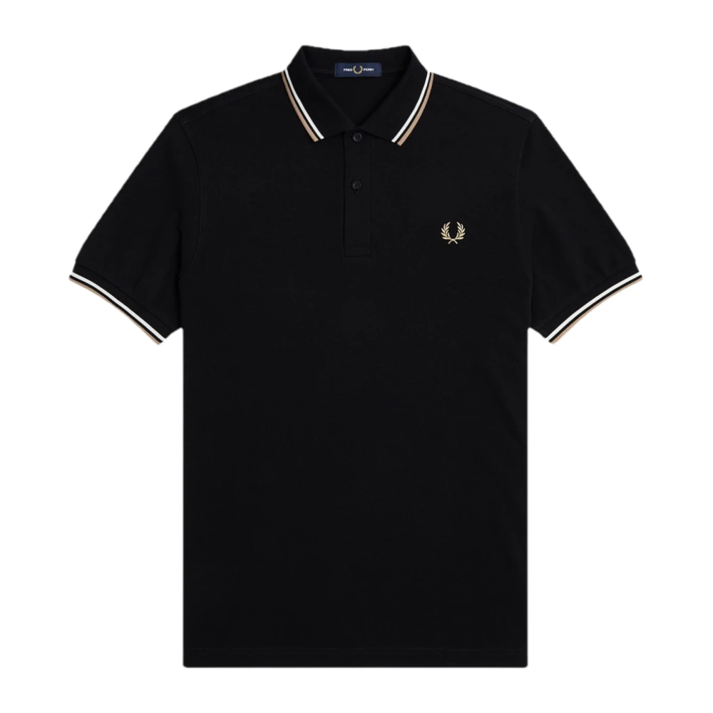 Fred Perry Polo Shirts Black Heren