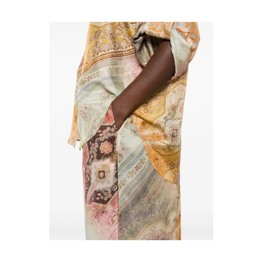 Zimmermann Lichtbruine Elastische Trekkoord Taillebroek Multicolor Dames