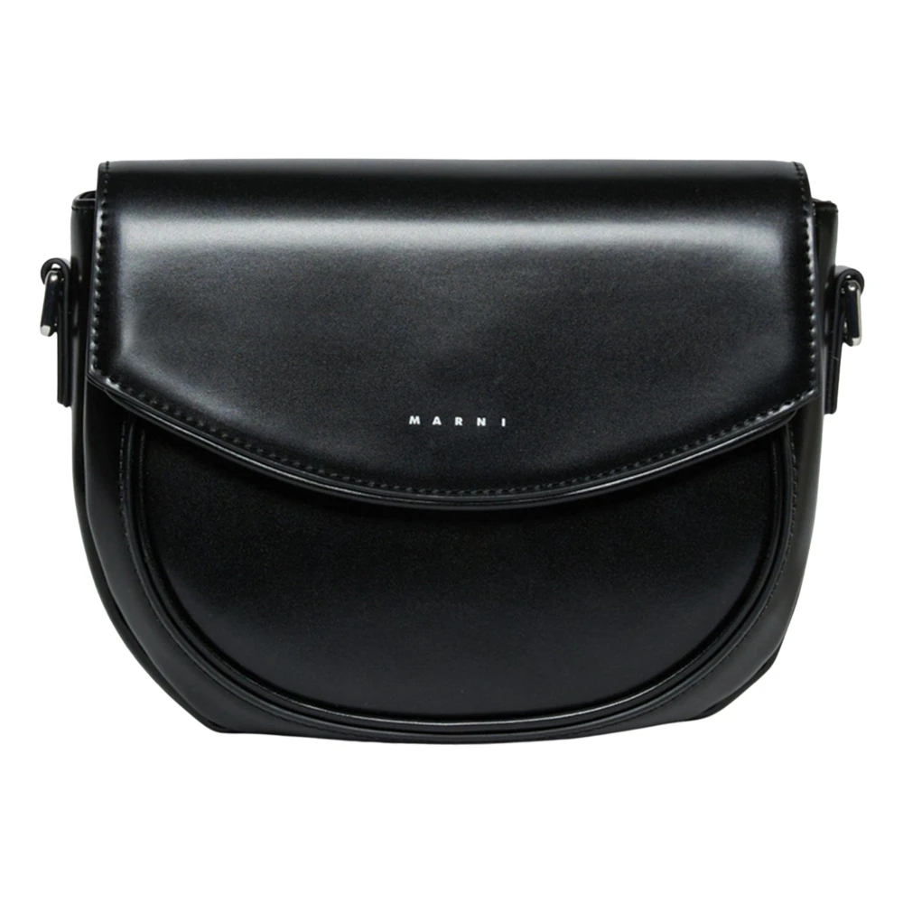 Marni Women's Black Cross Body Bags, One Size, Smile Bag