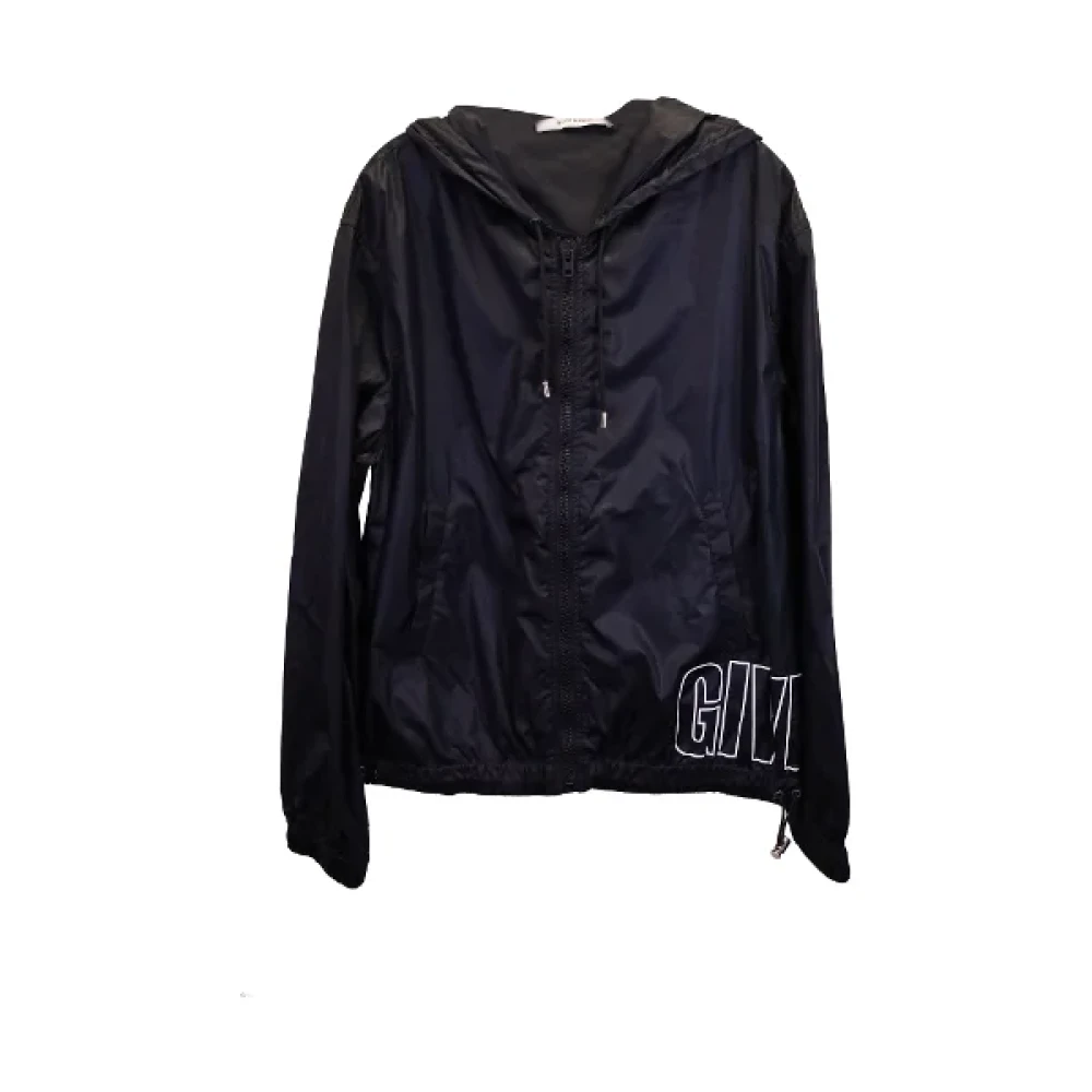 Givenchy Pre-owned Nylon outerwear Black Heren