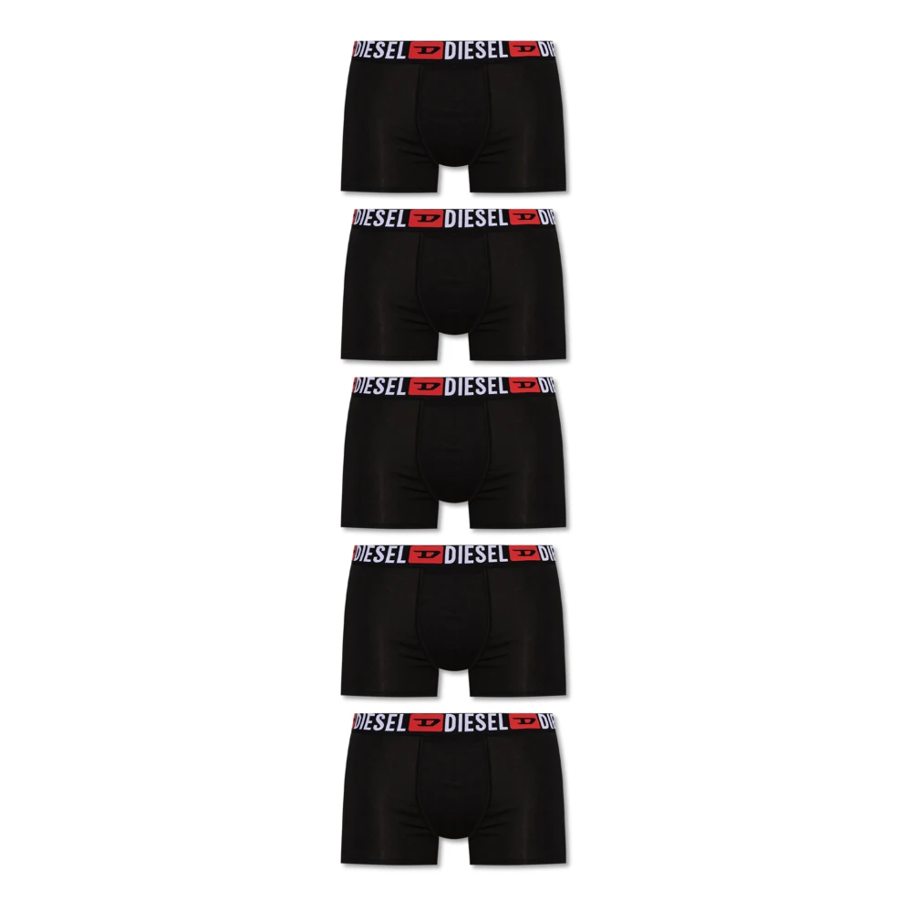 Diesel Mannelijk Zwart Ondergoed Heren, S, Vijf-Pack Boxershorts