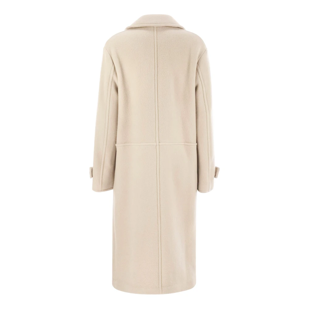 Fay Lichtbeige Wollen Jas Beige Dames
