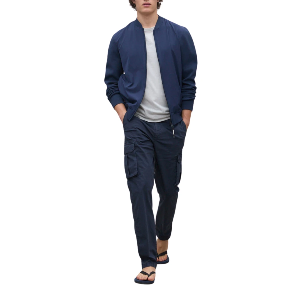 Ecoalf Gebreide jas voor mannen in marineblauw Blue Heren