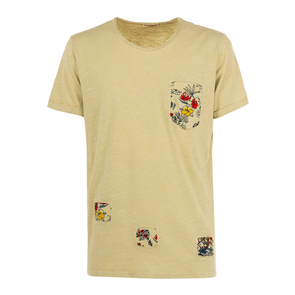 Cashmere Company Heren T-shirt Grijs Outlet Prijs Gray Heren