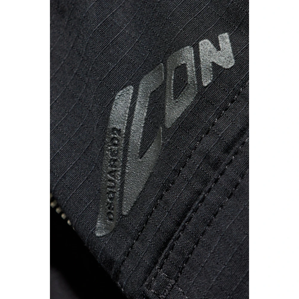 Dsquared2 Lichtgewicht jas met capuchon Black Heren