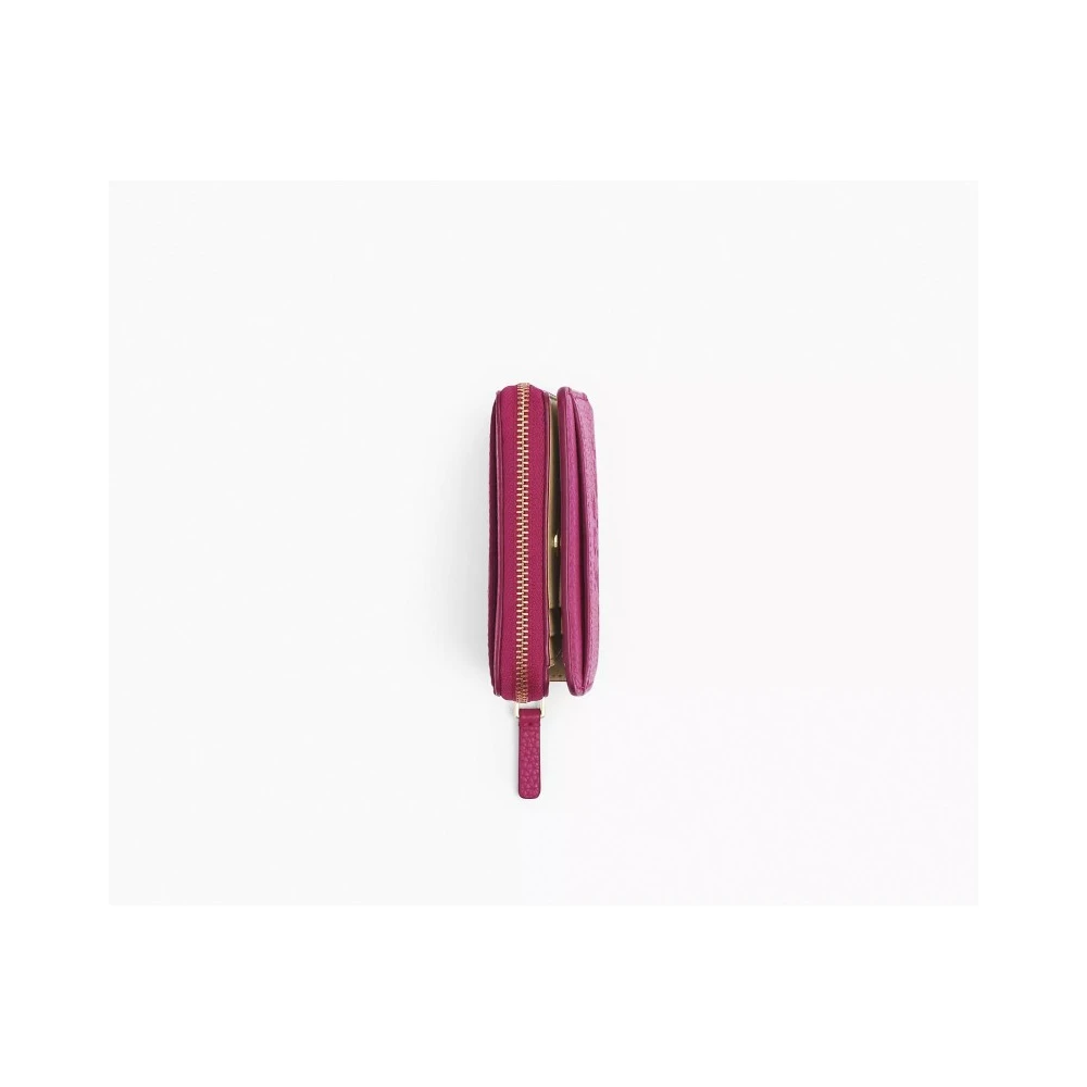 Marc Jacobs Compacte portemonnee met gedurfde branding Purple Dames