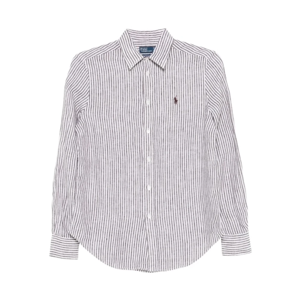 Polo Ralph Lauren Donna Marrone Camicette M, New,