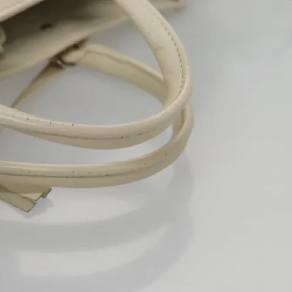 Balenciaga Vintage Pre-owned Leather handbags White Dames