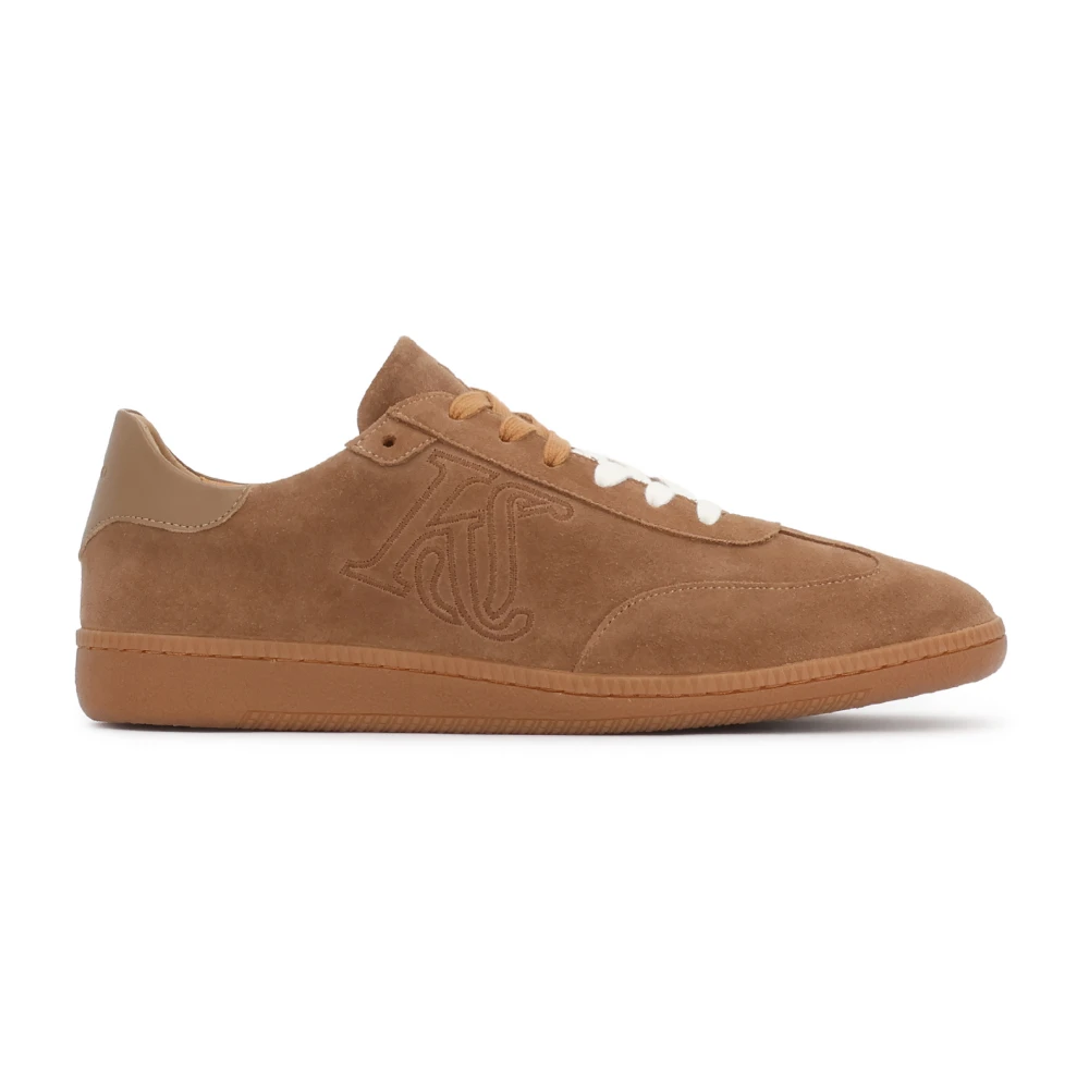 Kazar Studio Heren suède sneakers in een tint van chocoladebruin Heren Schoenen