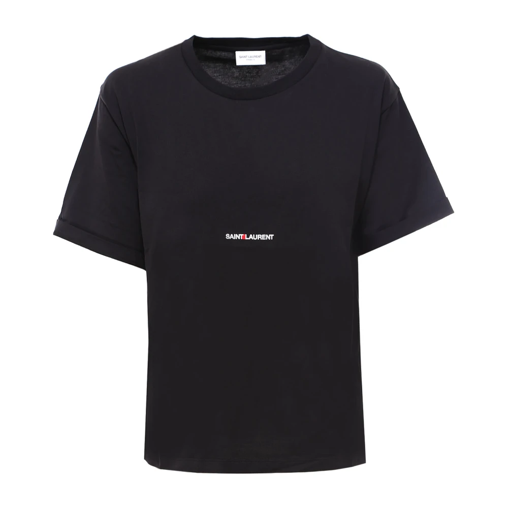 Saint Laurent T-Shirts Black Dames