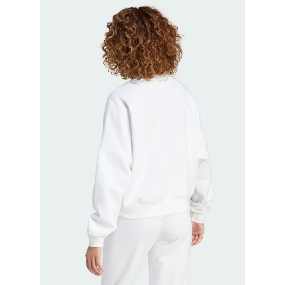 Adidas Dames Essentials Small Logo Sweatshirt White Dames