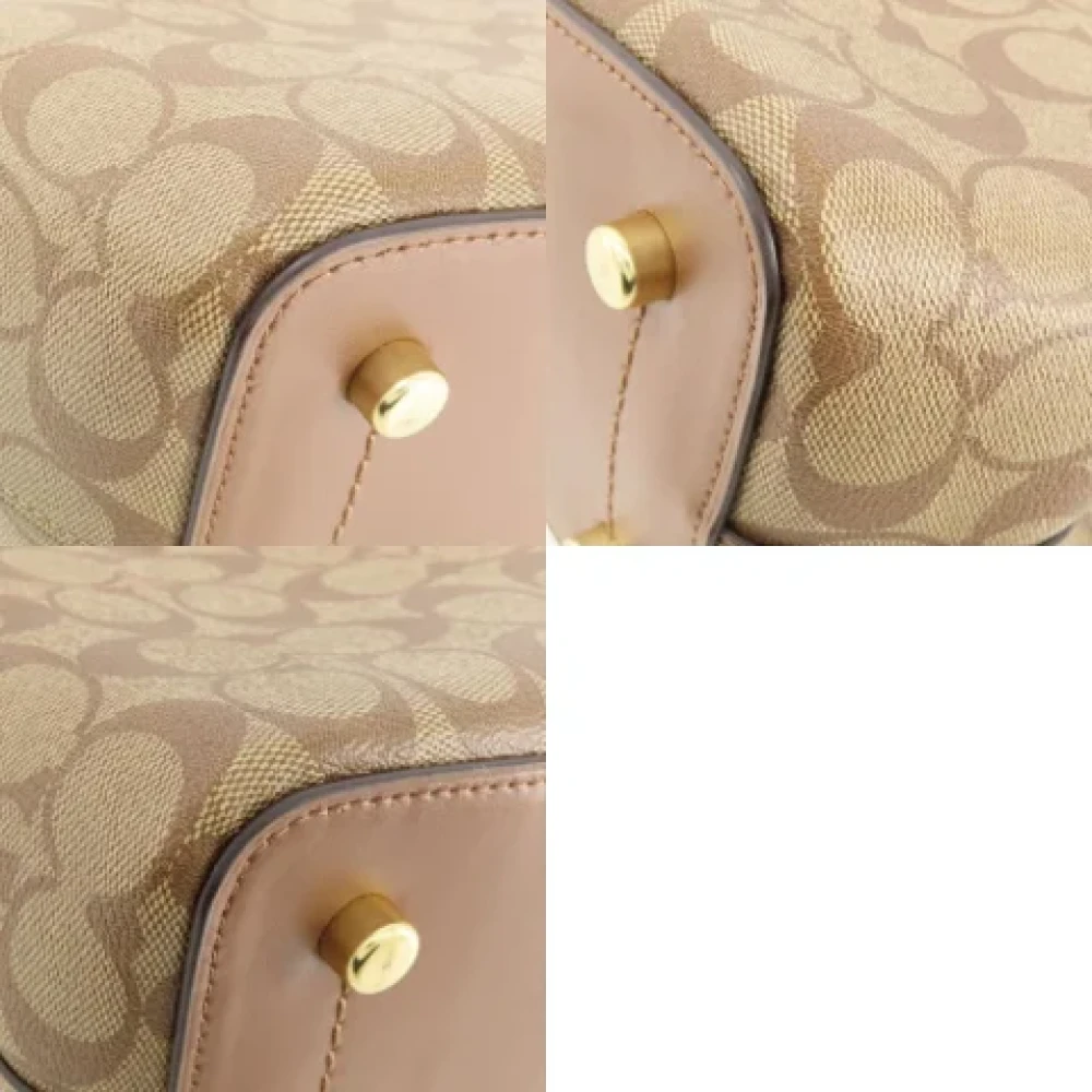 Coach Pre-owned Plastic totes Beige Dames