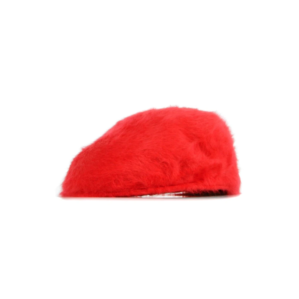 Kangol Scarlet Bont Platte Pet Red Heren