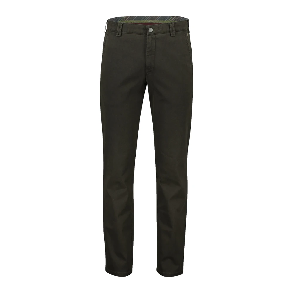 Meyer Katoenen Bruine Broek Brown Heren