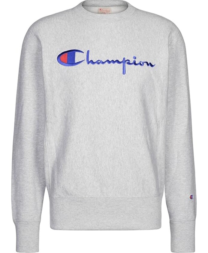 sweatshirt-col-rond-reverse-weave-gris