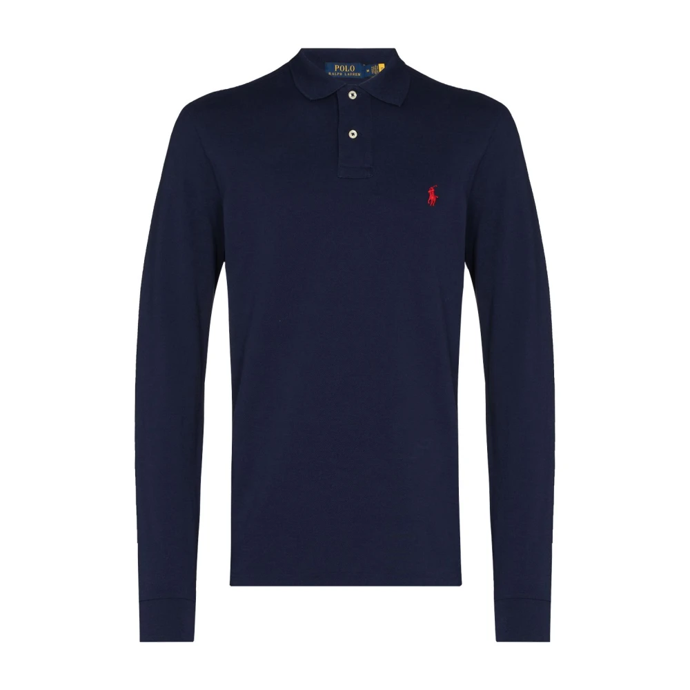 Polo Ralph Lauren Custom Slim Fit Mesh Polo Shirt - Male - Polo Shirts - Blue - Xl - Tops