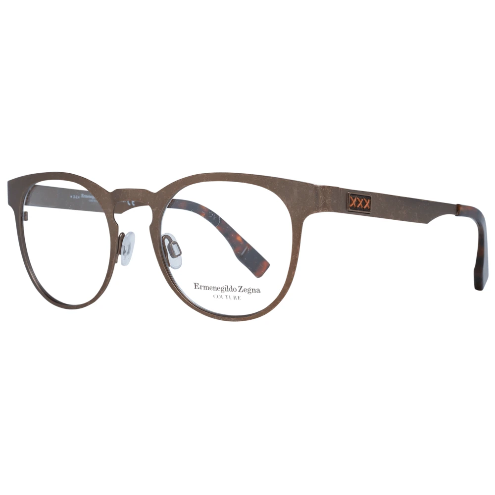 Ermenegildo Zegna Bronzen Heren Optische Brillen Brown Heren