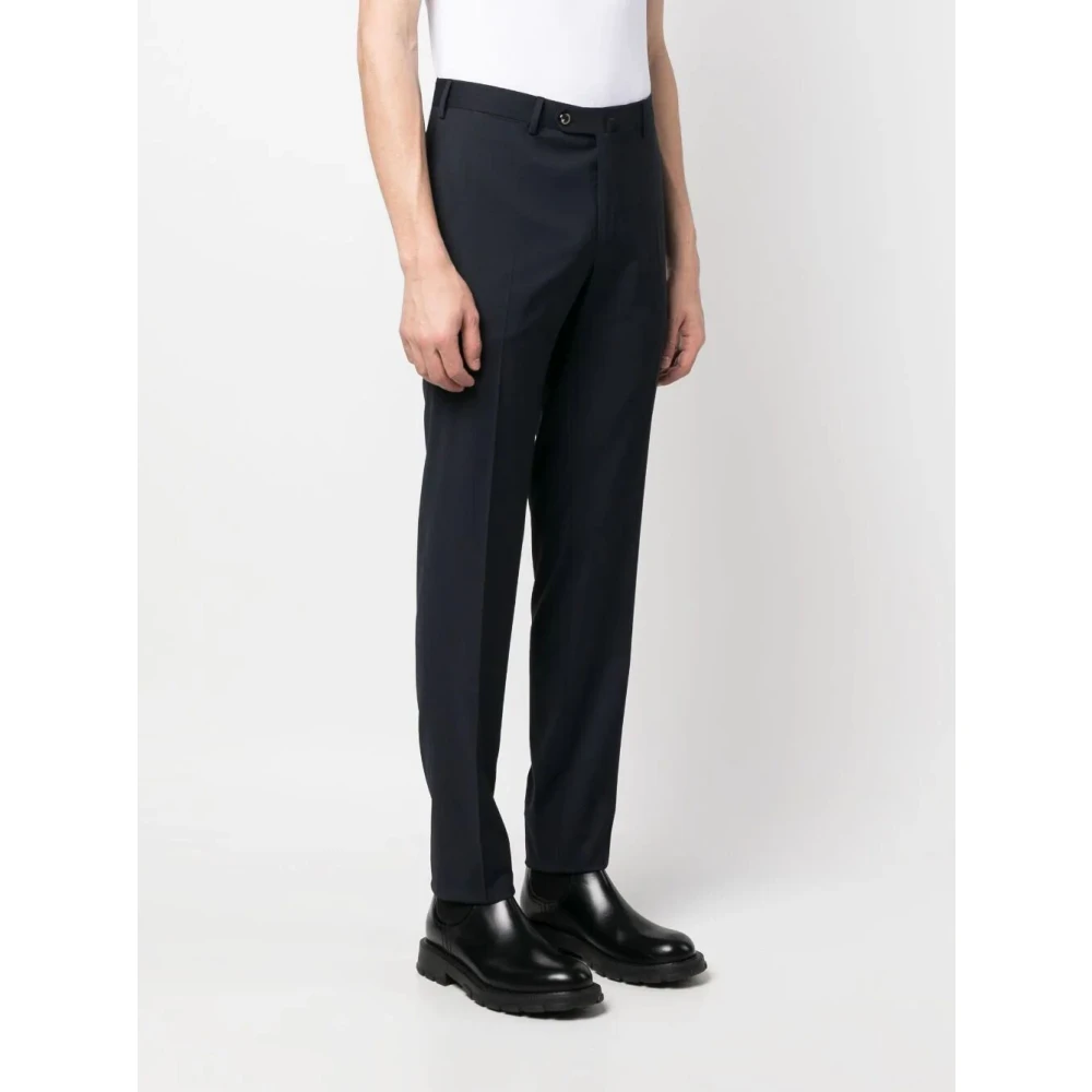 PT Torino Navy Casual Broek Blue Heren