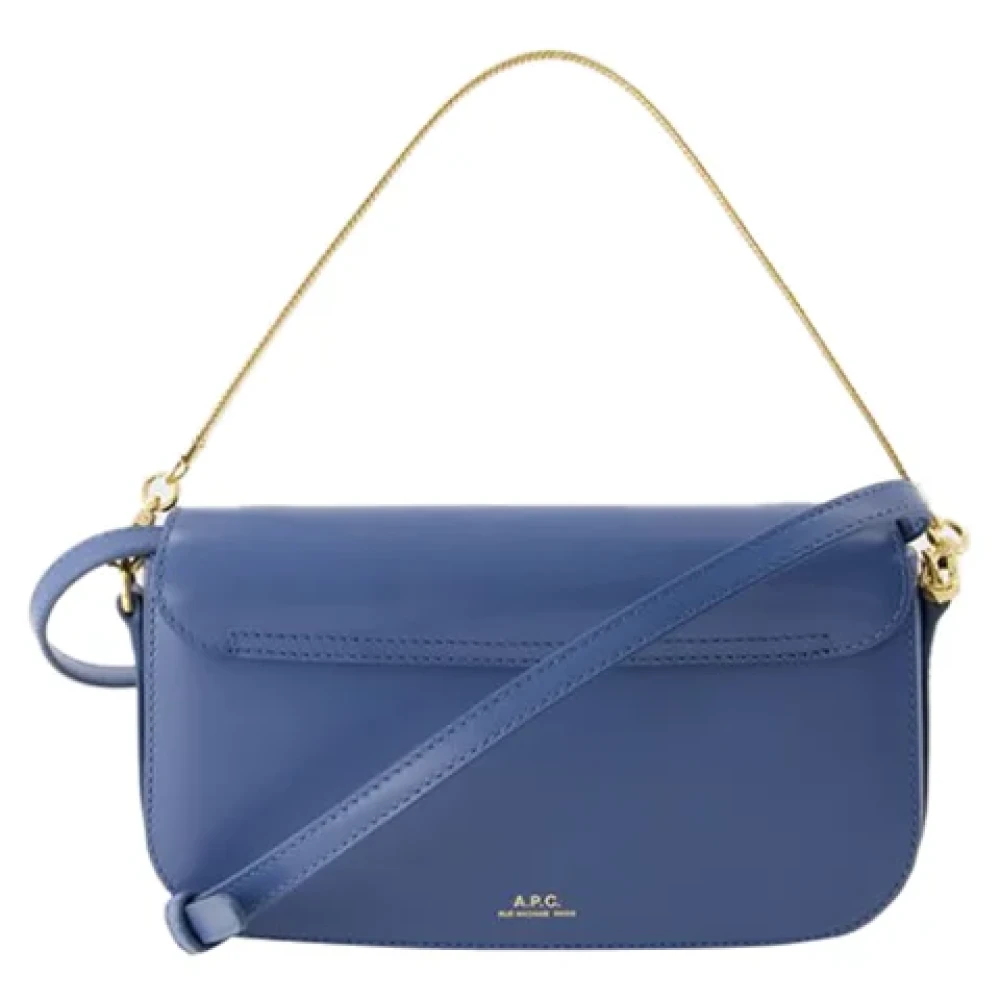 A.p.c. Grace Chaine Clutch Blue Dames