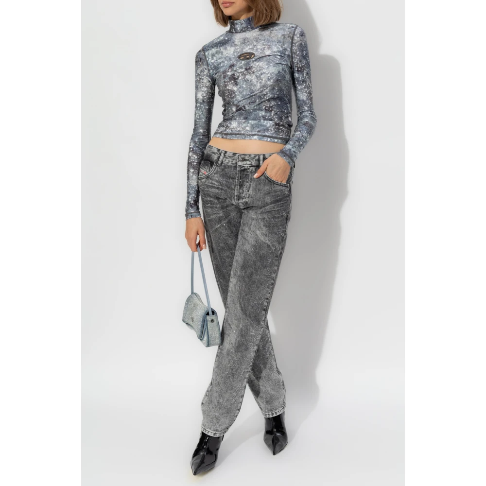 Diesel Top T-Akara Gray Dames