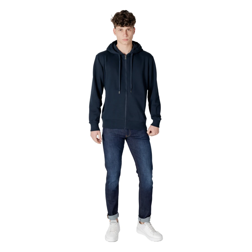 Colmar Casual Capsulate Sweatshirt met rits Blue Heren