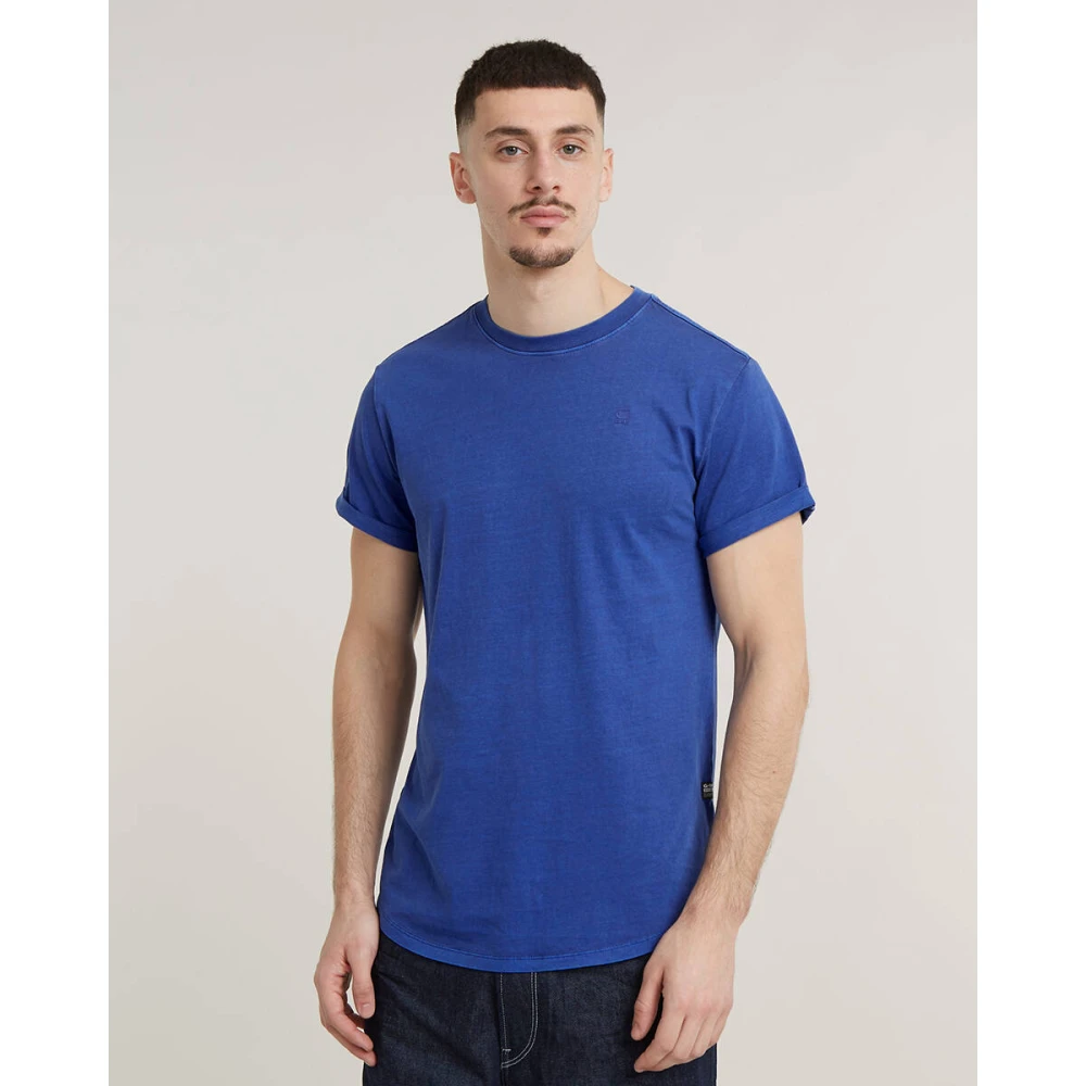 G-Star Korte Mouw T-shirt Lash D16396-2653-G474 Blue Heren