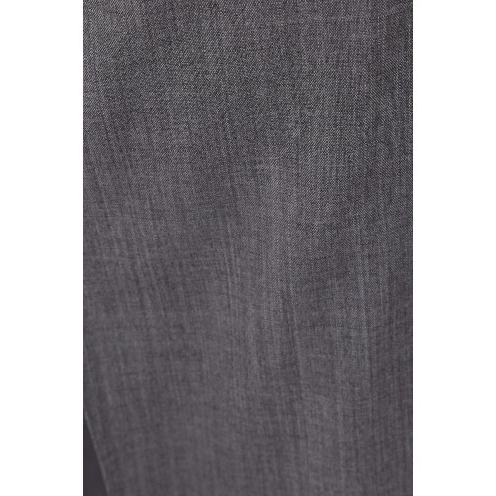 Jil Sander Grijze Slim-Fit Wollen Broek Gray Heren