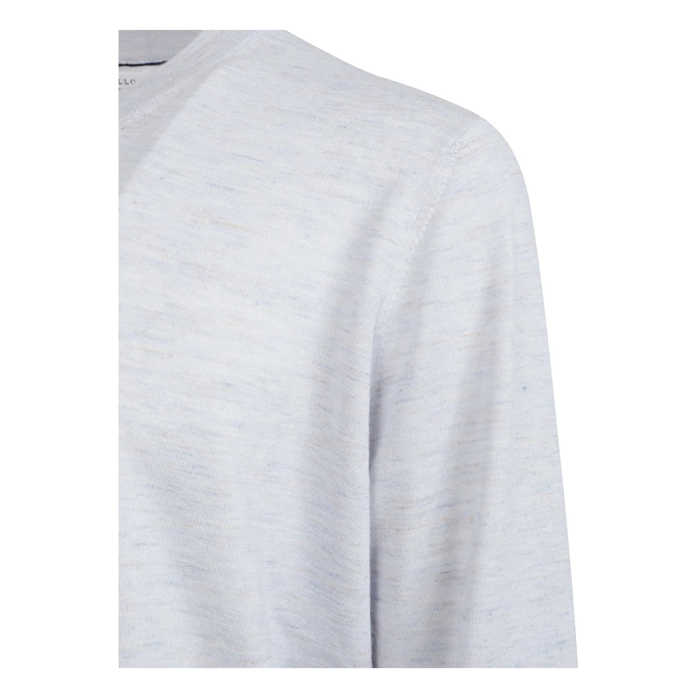 BRUNELLO CUCINELLI Stijlvolle Sweaters voor Mannen Gray Heren