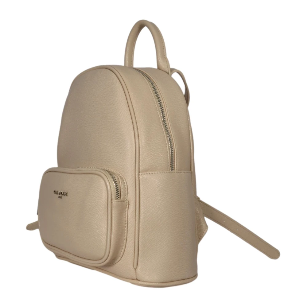 Gaëlle Paris Metalen Logo Rugzak in Beige Dames
