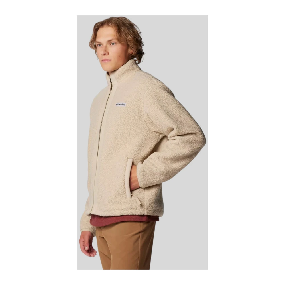 Columbia Zwarte Mesa Boucle Fleece Jas Beige Heren
