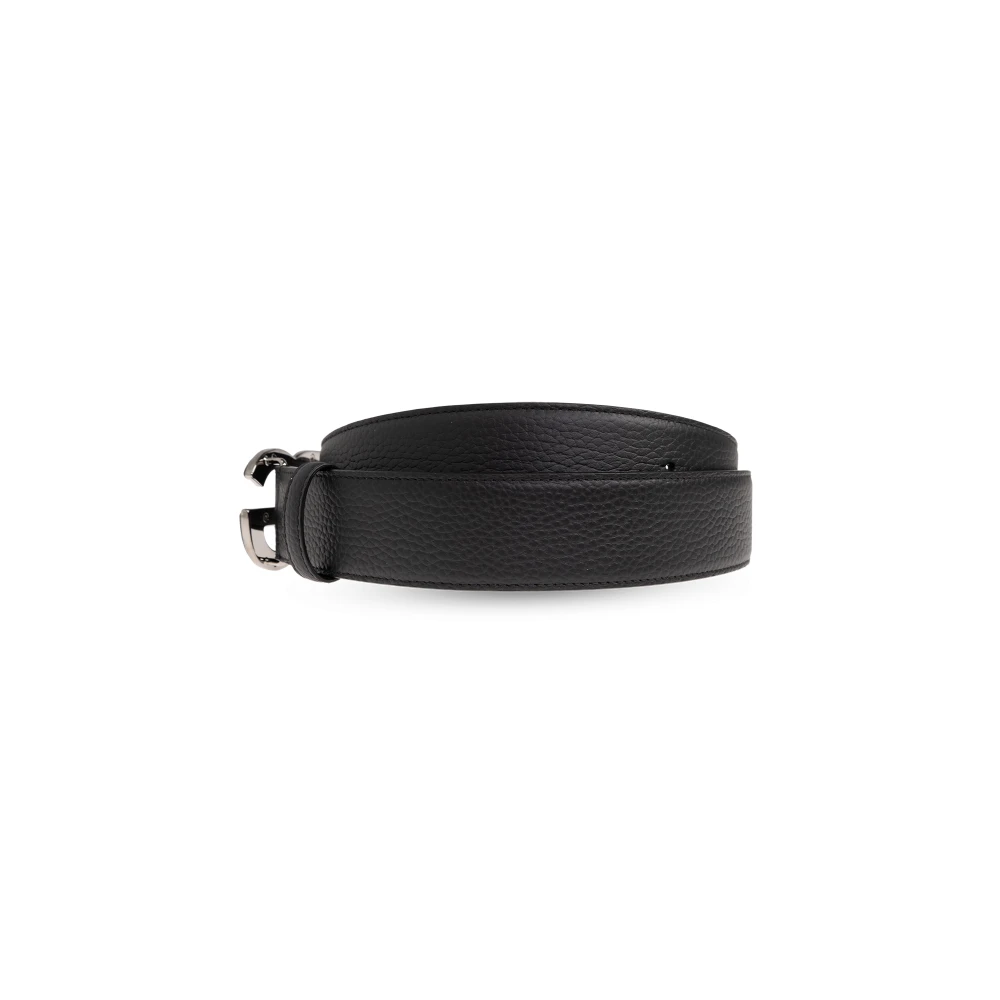 Dolce & Gabbana Riem met logo Black Heren