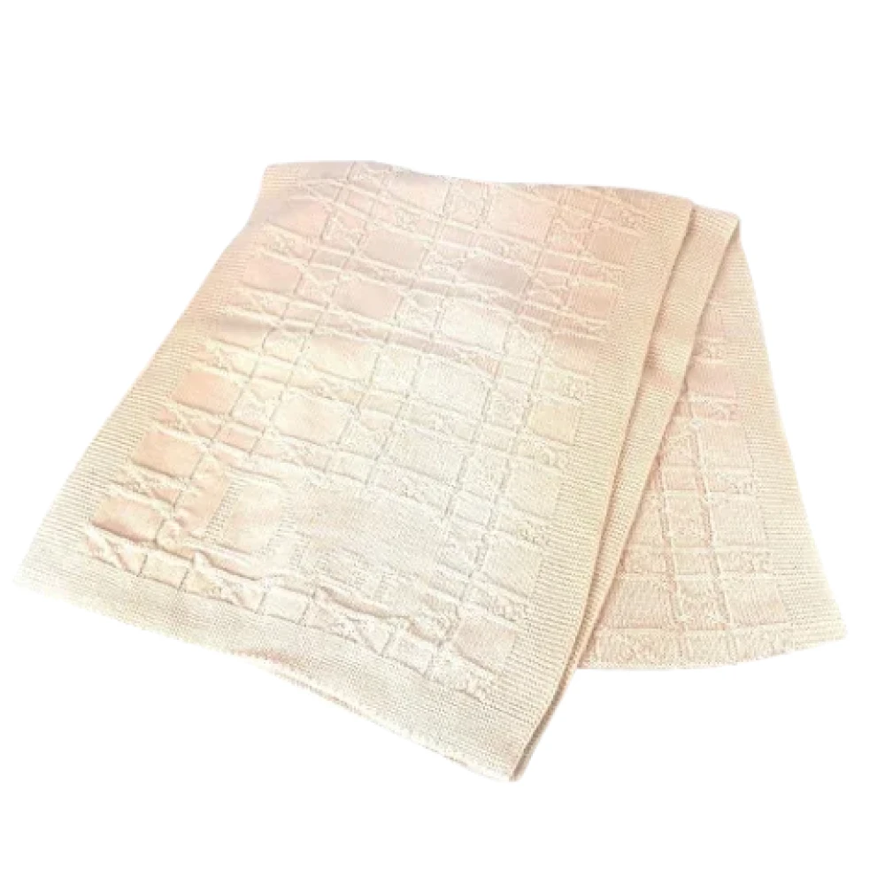Dior Vintage Pre-owned Wool scarves Pink Dames