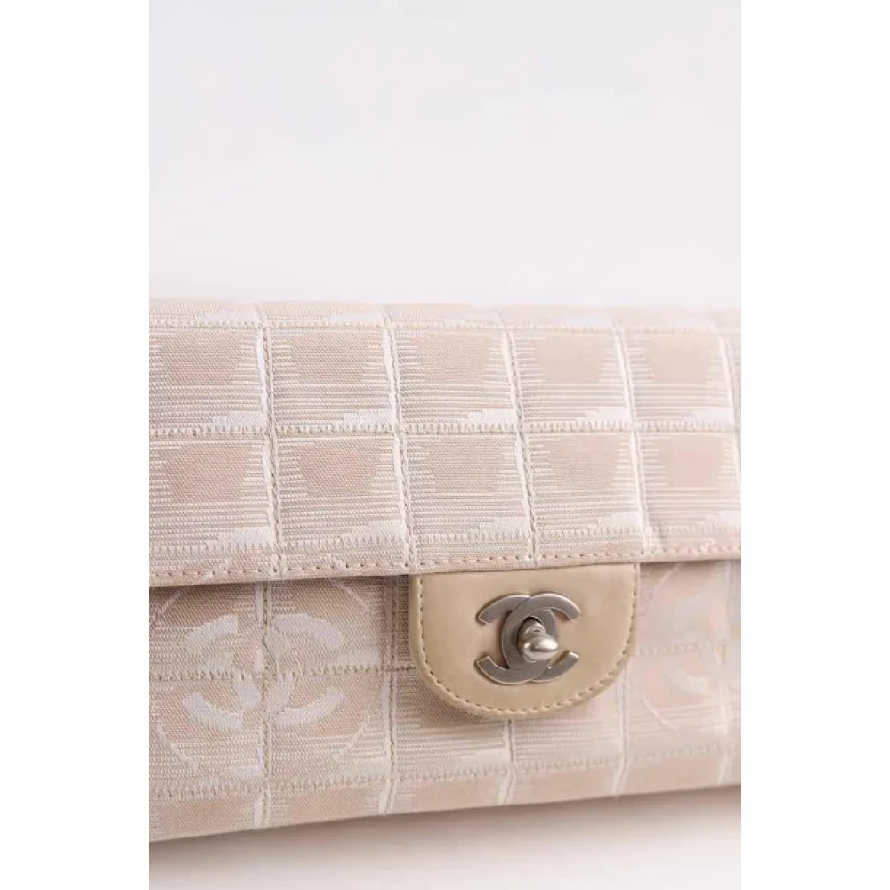 Chanel Vintage Pre-owned Leather shoulder-bags Beige Dames