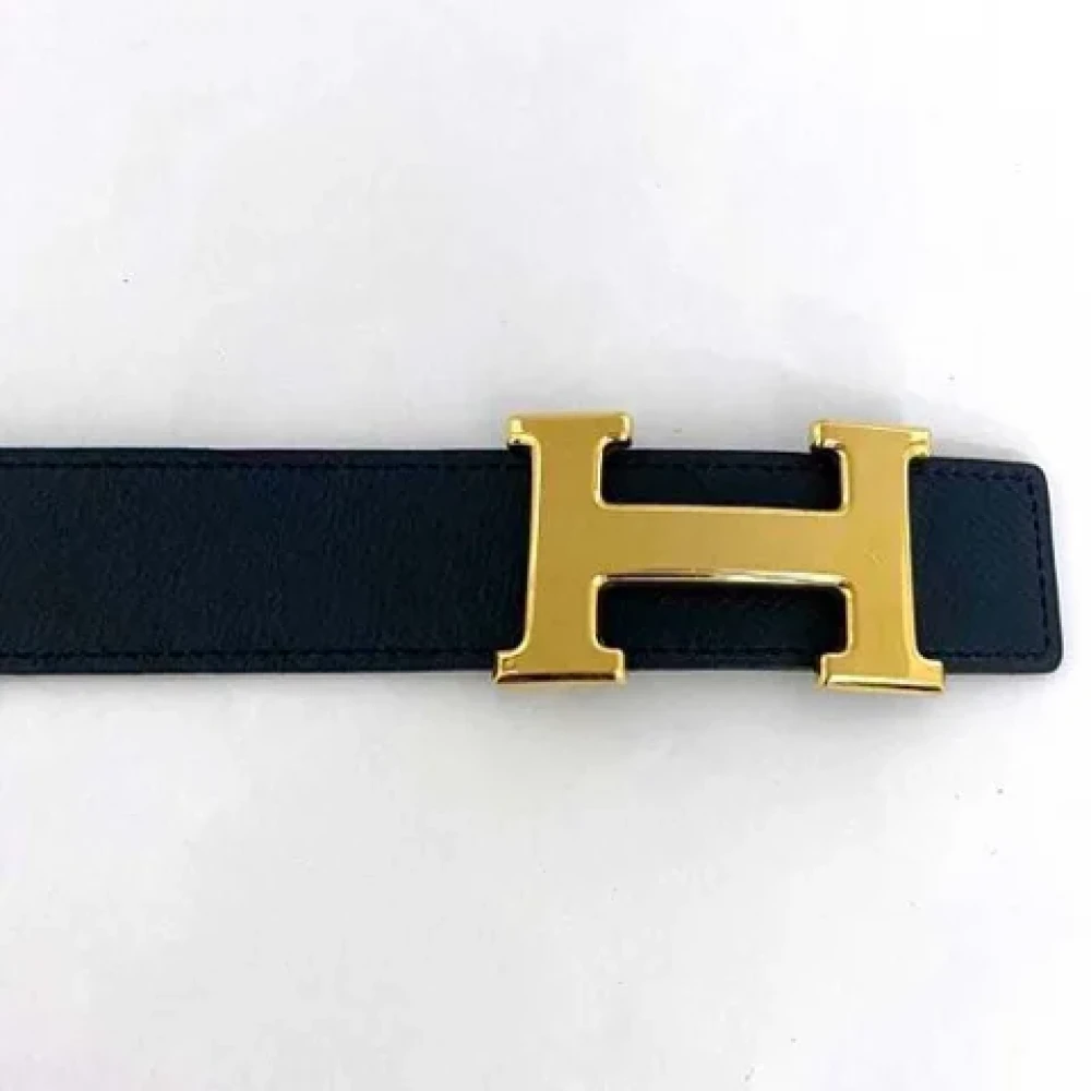 Hermès Vintage Pre-owned Leather belts Black Dames