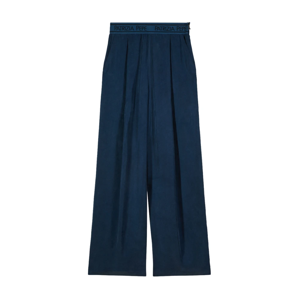 Patrizia Pepe Femme Bleu Pantalons, Taille: 40 Fr Pantalon Palazzo