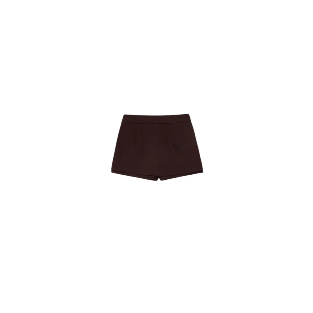 pinko Casual Denim Shorts voor Vrouwen Red Dames