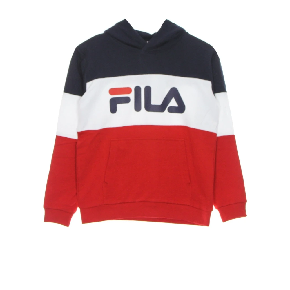 Fila Färgblock huvtröja långärmad Multicolor, Pojke