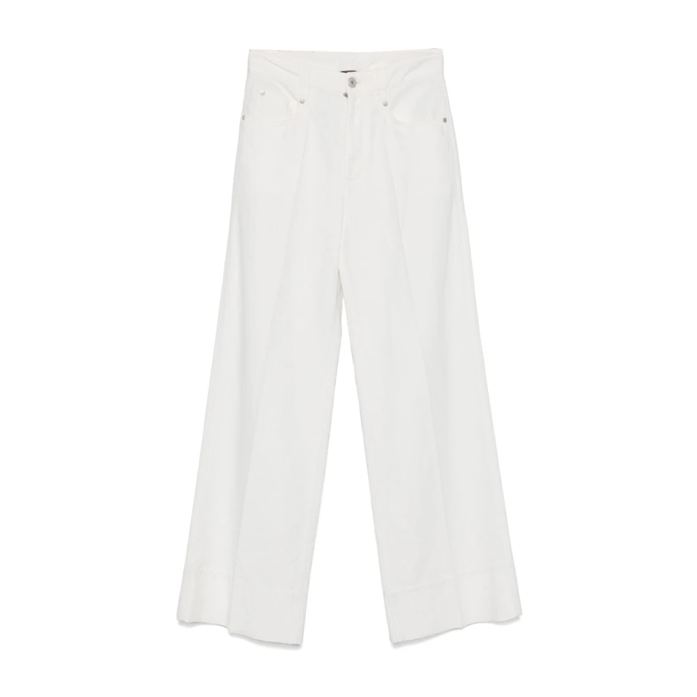 Trousers > Wide Trousers - - Brunello Cucinelli - Modalova