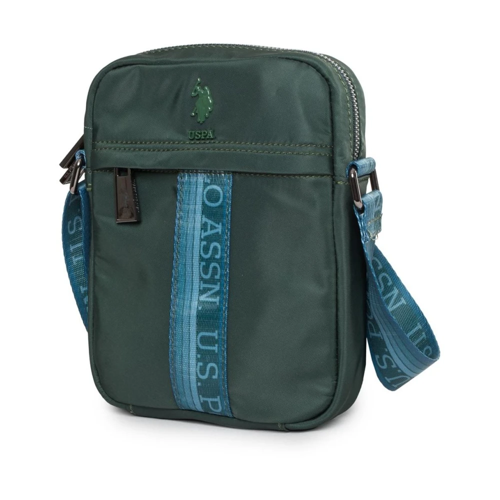 U.s. Polo Assn. Stijlvolle Crossbody Tas met Ritssluiting Green Heren