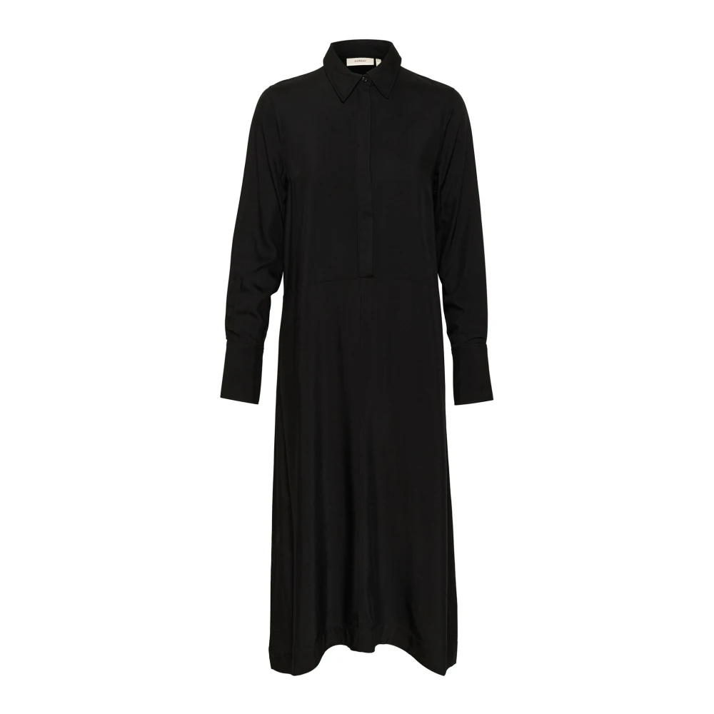 InWear Zwarte Overhemdjurk Vienneiw 30109974 Black Dames