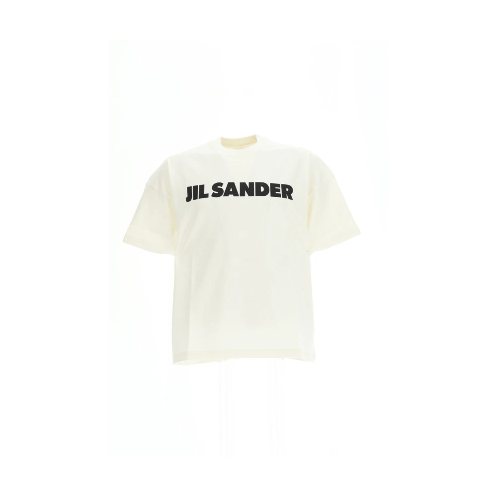 Jil Sander Elegante en Comfortabele T-Shirt voor Heren White Heren