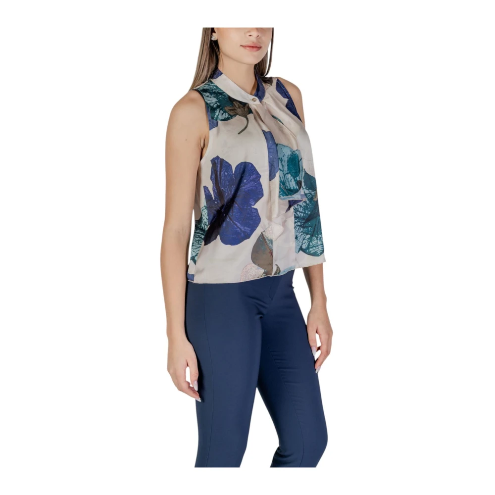RINASCIMENTO Bloemen Mouwloze Blouse Multicolor Dames