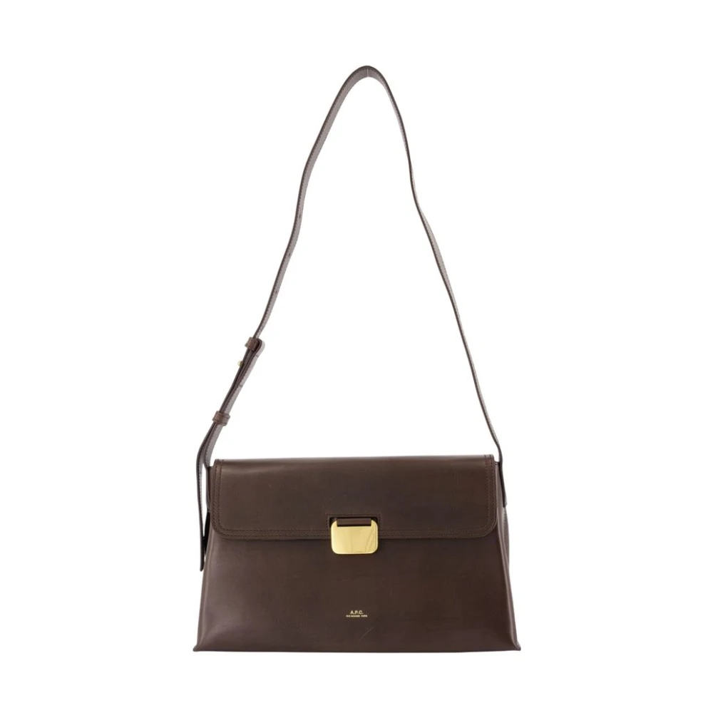 A.p.c. Donna Marrone - Simone Borsa A Spalla - Bags - One Size - Immagine 4
