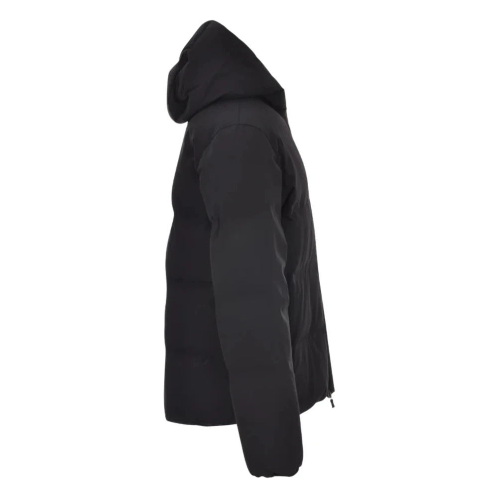 Herno Zwarte Bomberjack met hoge kraag Black Heren
