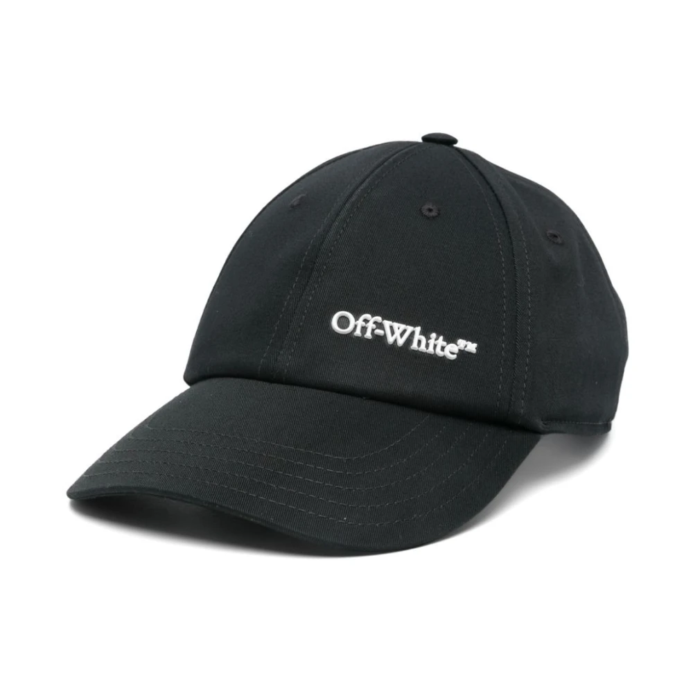 Off White 3D Logo Baseballpet Zwart Wit Black Heren